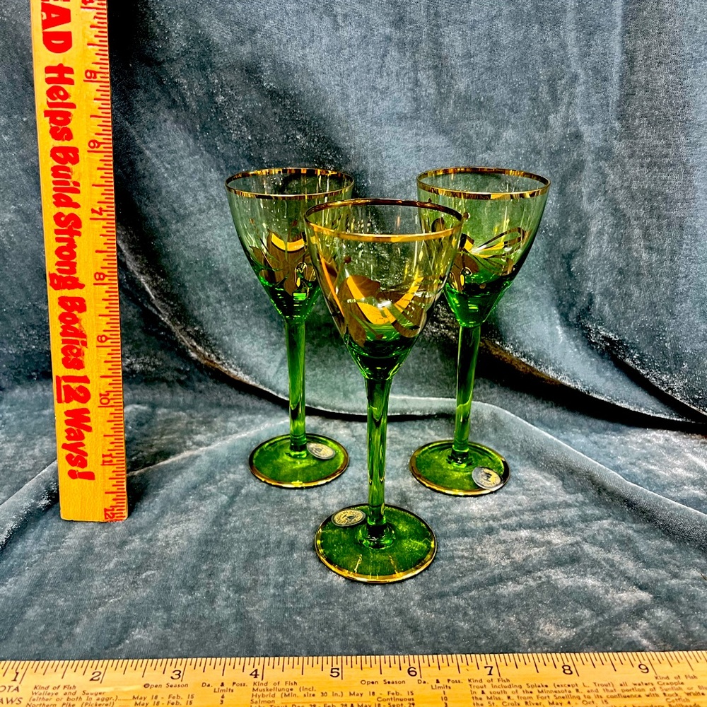 3 Pc Vintage Glasses